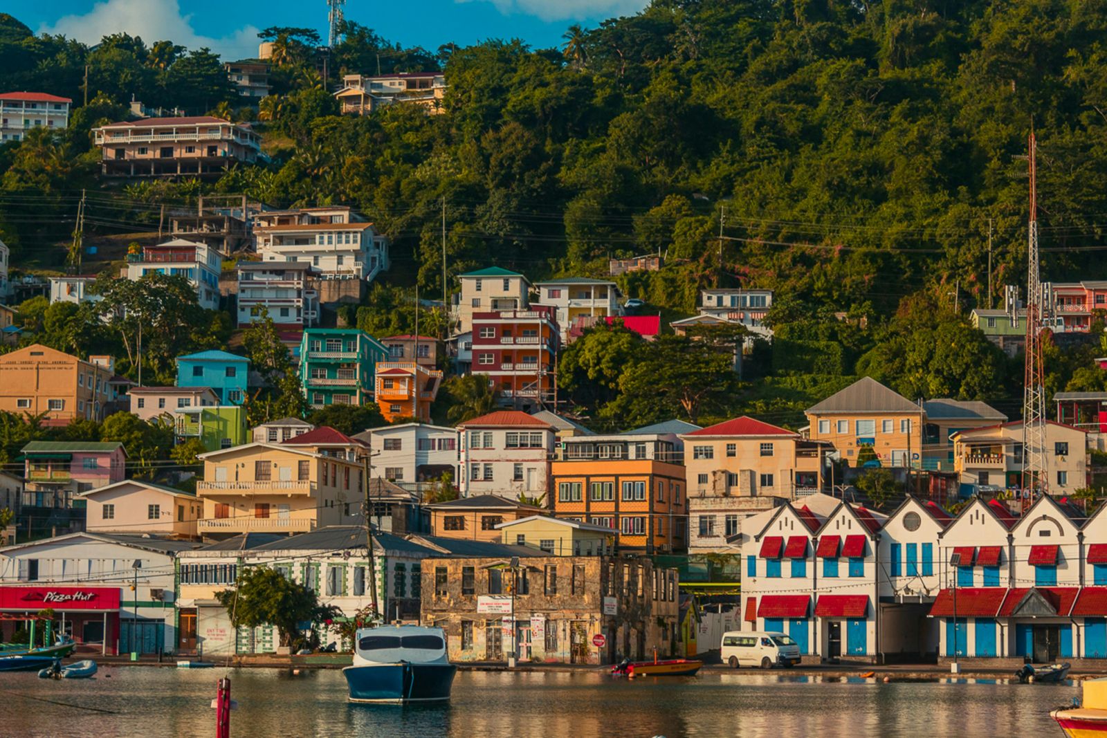 The seaside town of Saint George in Grenada (Photo: G.isle px/Pexels)