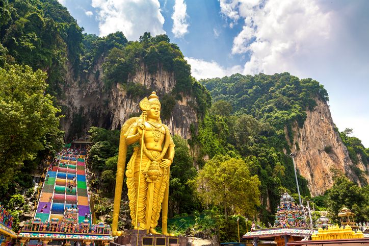 The entrance to Batu Caves in Kuala Lumpur, Malaysia (Photo: Getty Images)