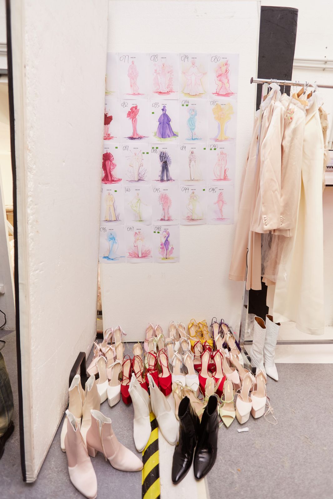 Fittings of Cheney Chan Private “Dream In Blossom" Collection (Photo:  courtesy of Kevin Larreguy)