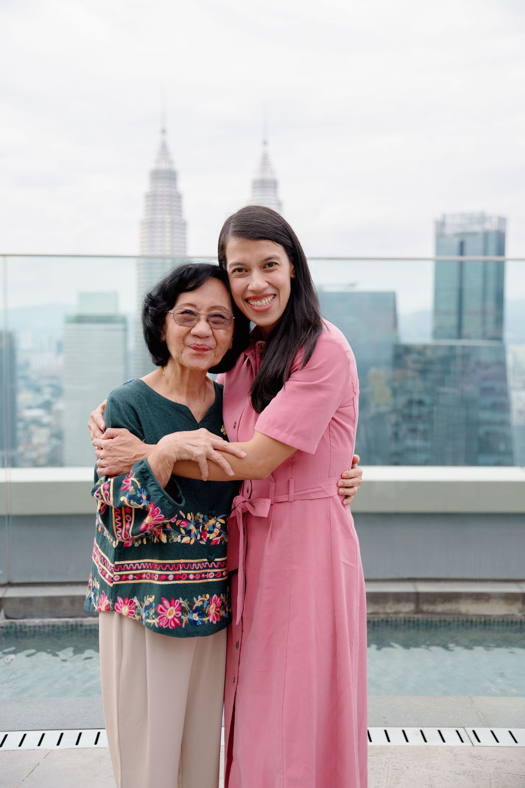 Ann Marie David and Datuk Nicol David