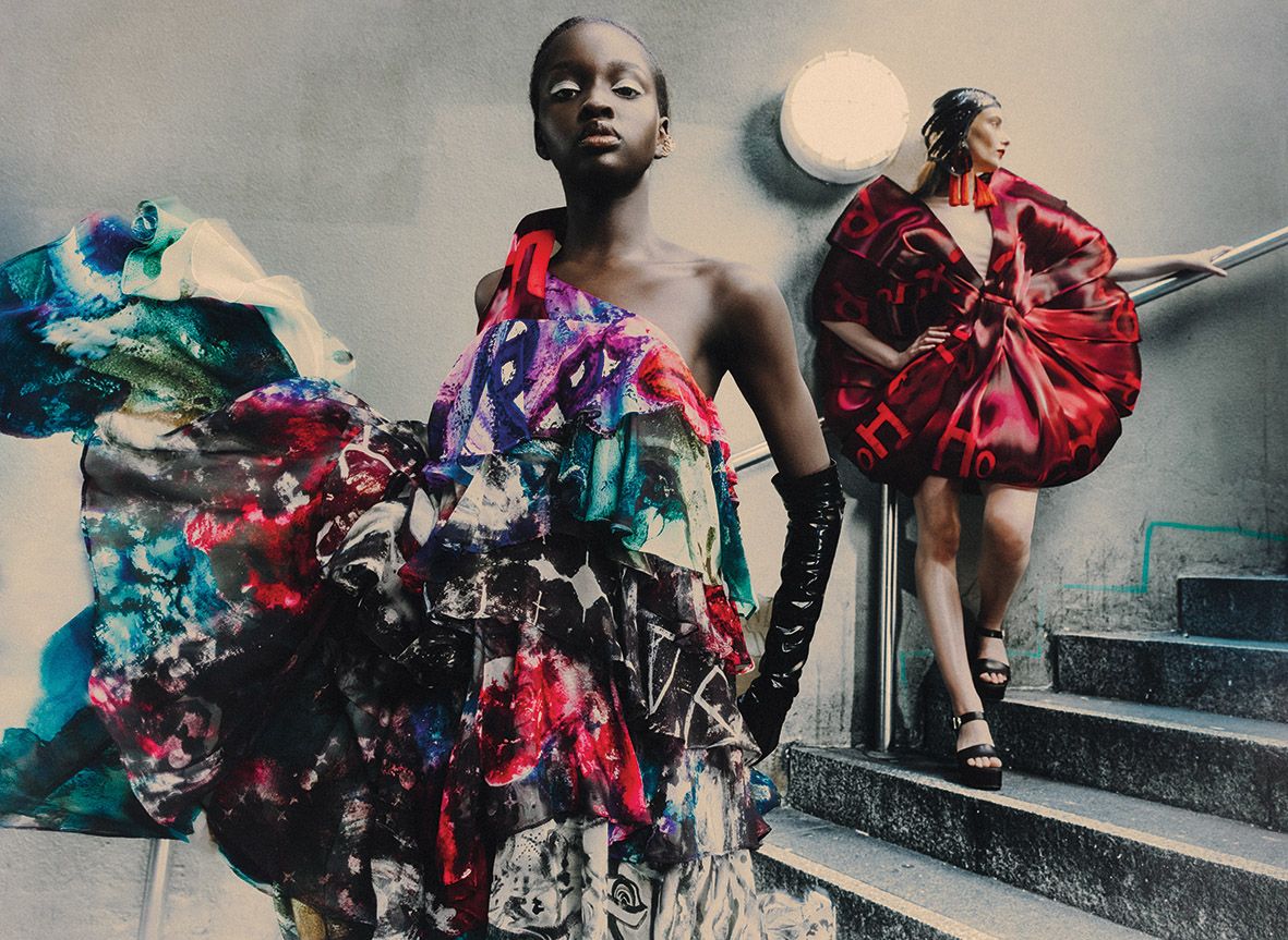 A still from the designer’s campaign