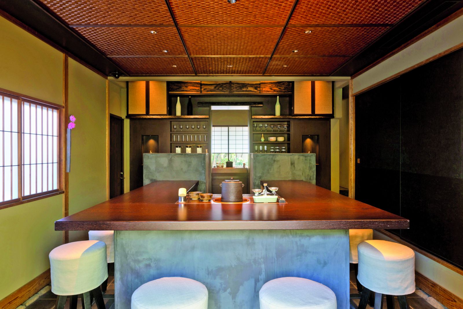 Tea room at Auberge Tokito