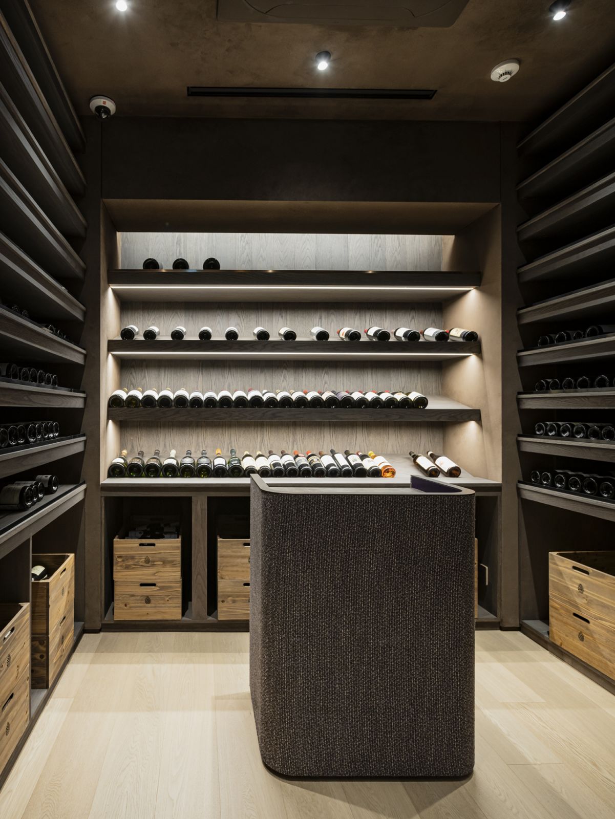 Wine room at Solbam