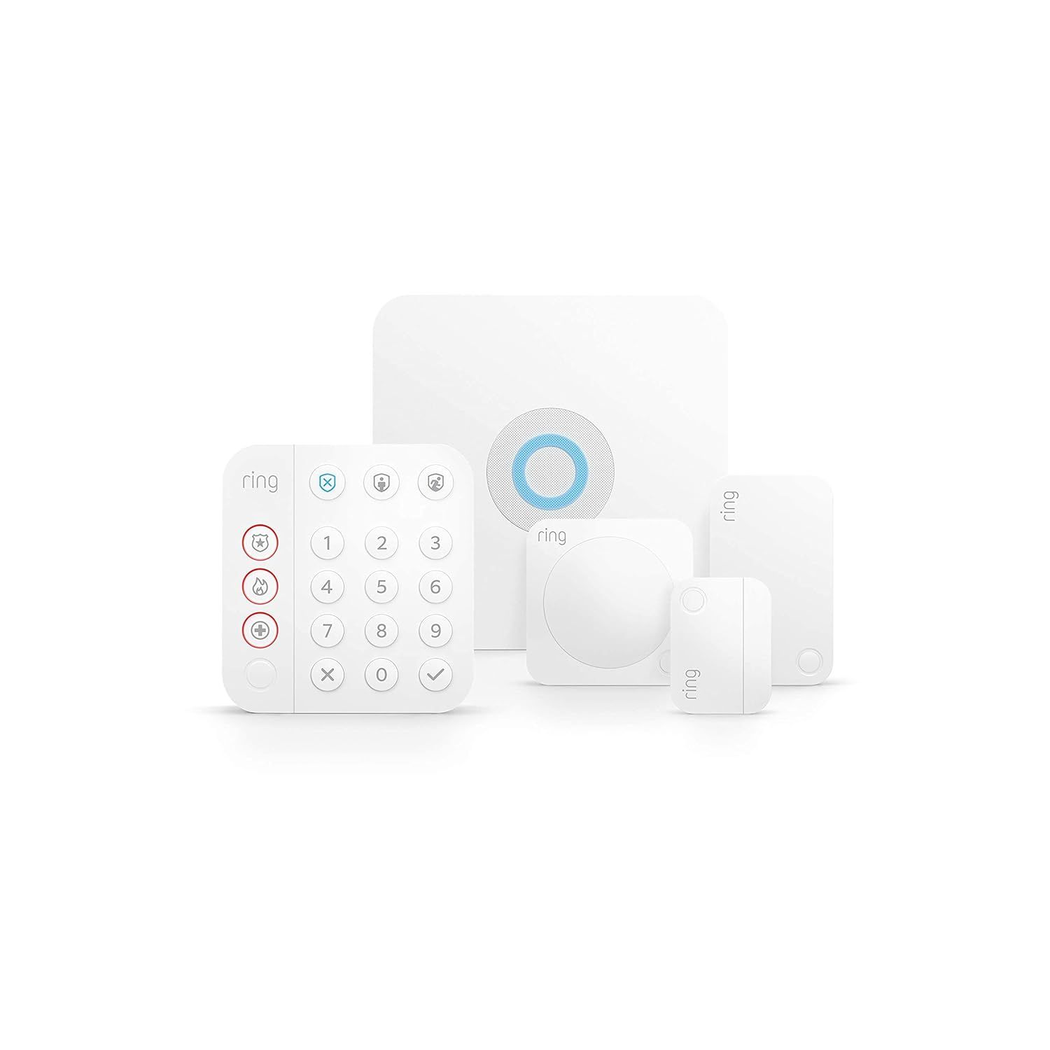 ALRN100 Ring Alarm 8-piece kit (2nd Gen) home security system that works with Amazon Alexa (Photo: Digital Home Website)
