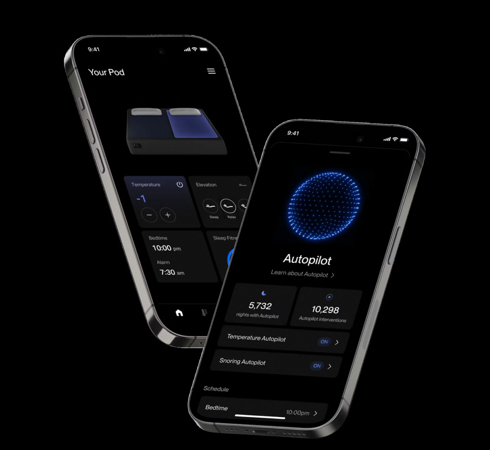 Eight Sleep mobile application which helps one monitor their sleeping patterns over time (Photo: Eight Sleep Website)