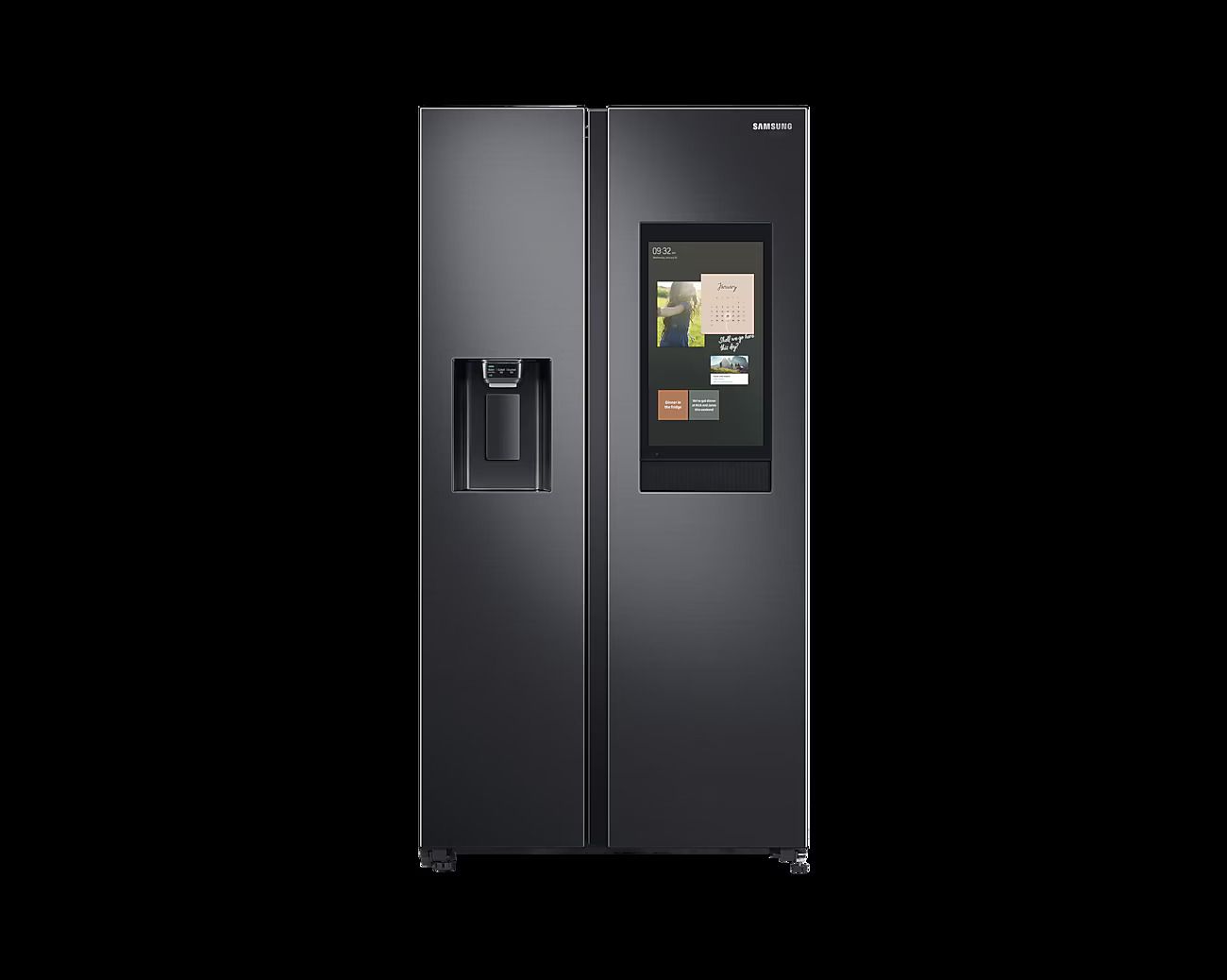 Family Hub Smart Refrigerator with a built-in screen (Photo: Samsung Website)