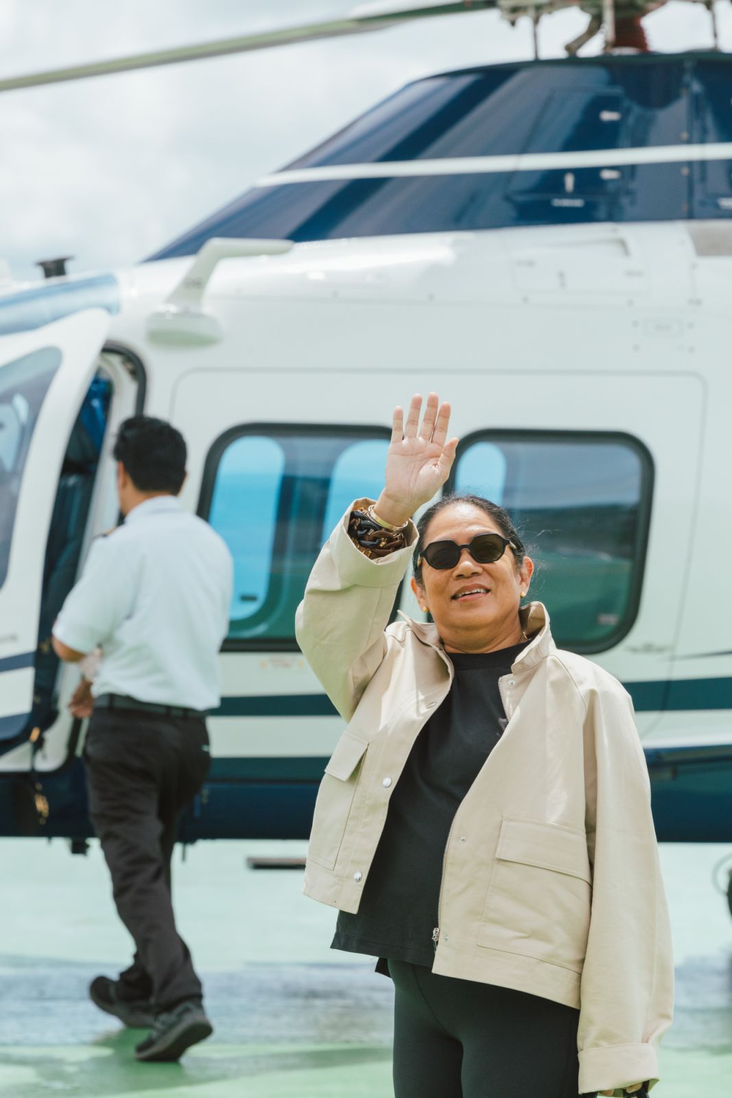 Chef Margarita Forés welcomes guests at Arete Tagaytay