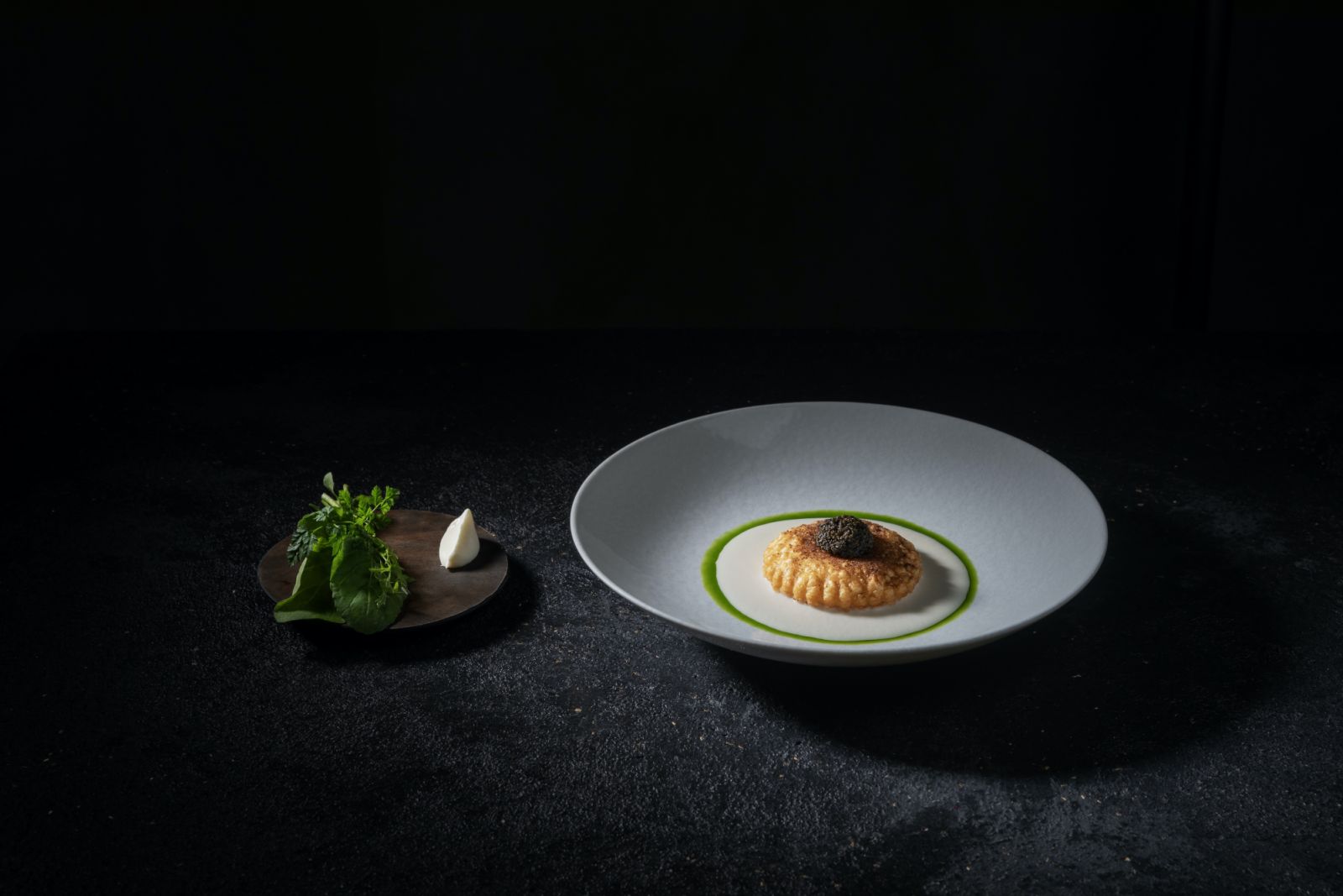 Radish dish at Florilège