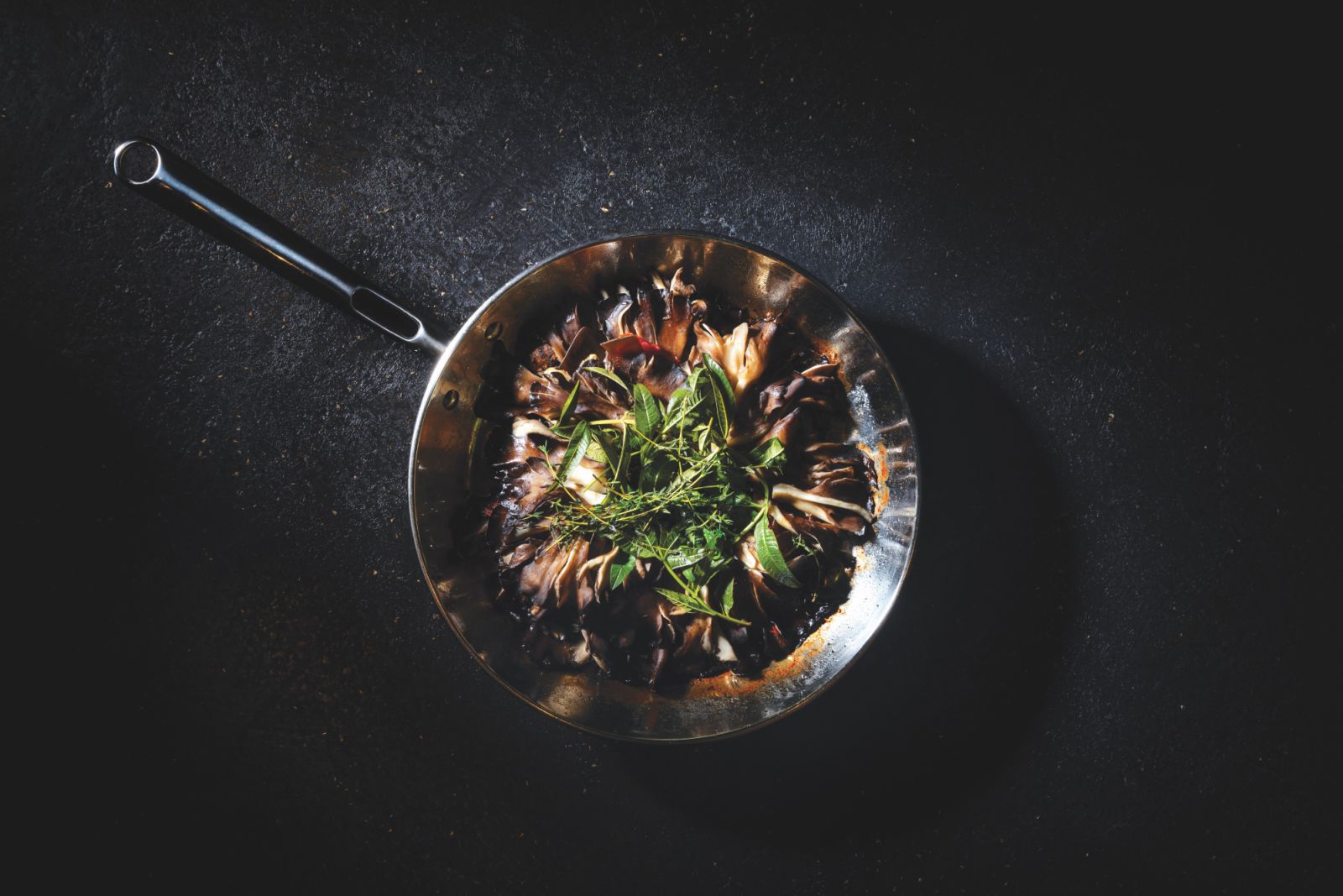 Mushroom dish at Florilège