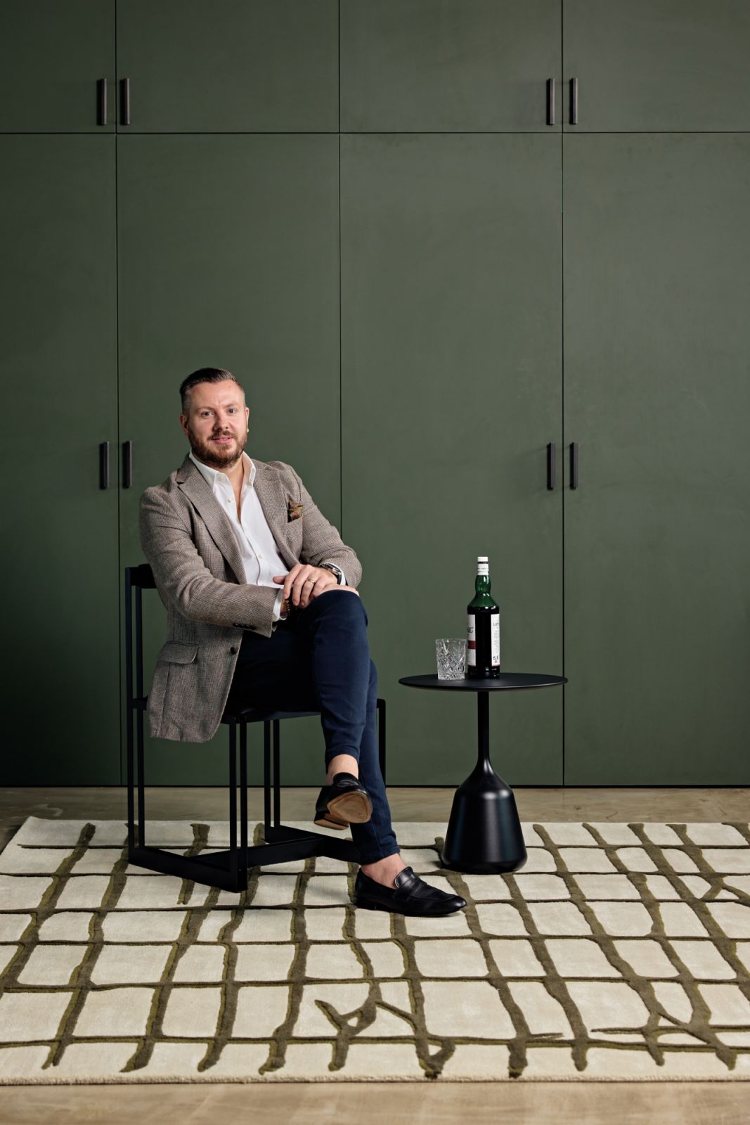 Elliot Barratt, founder of Elliot James Interiors