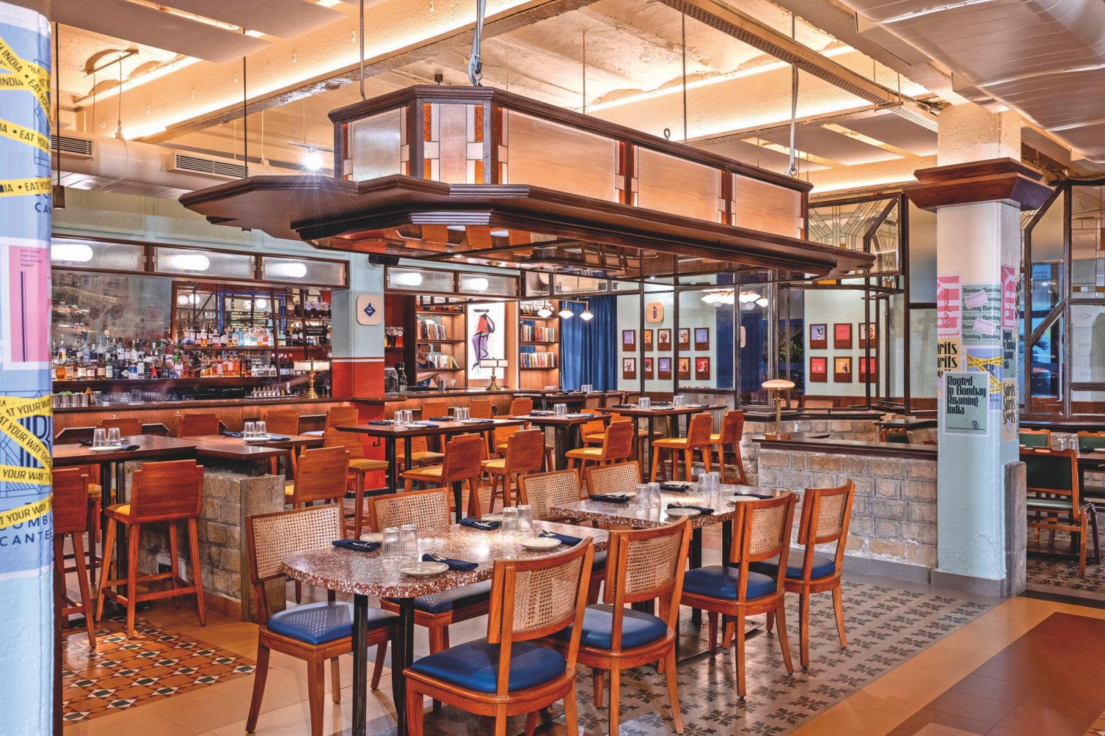 Interior at The Bombay Canteen