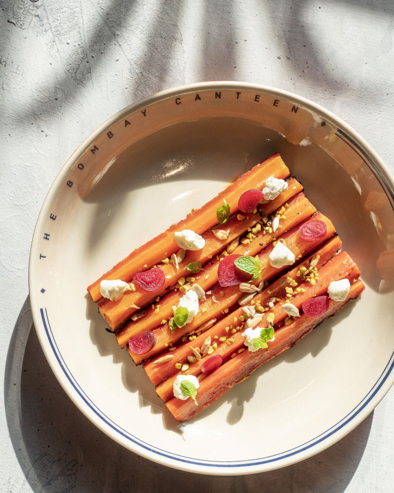 Charred carrots at The Bombay Canteen