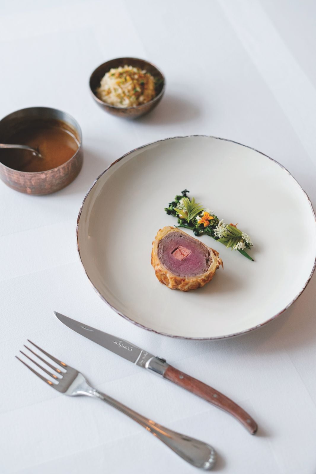 Venison wellington at Aperitif