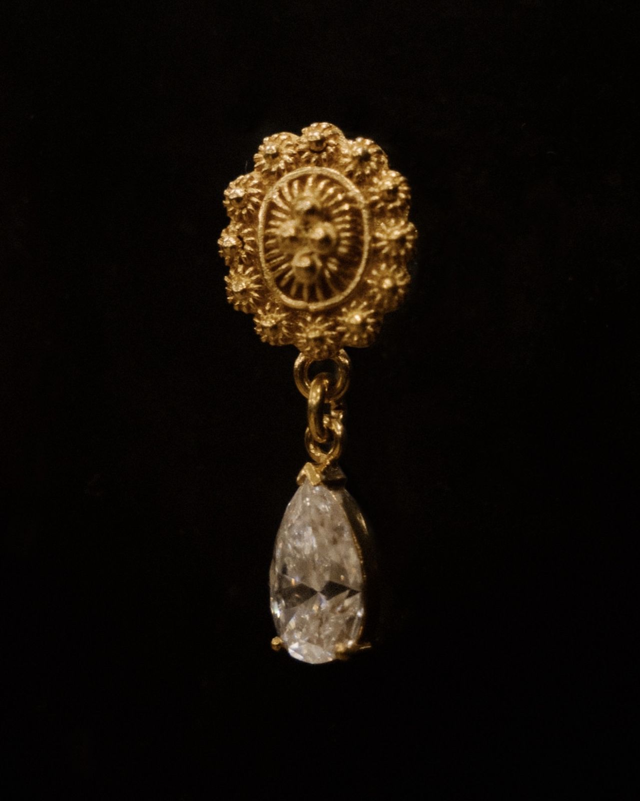 Hacienda Diamond Drop Earrings by Adam Pereyra Jewelry (Photo: Karl King Aguña)