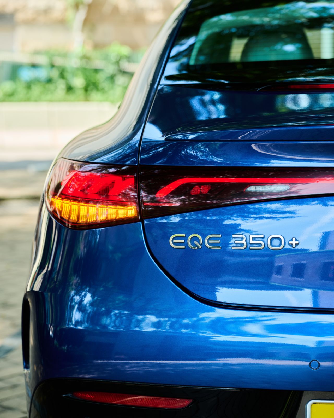 The rear lights incorporate a curved and illuminated 3D helix design (Photo: Zed Leets/Tatler Hong Kong)