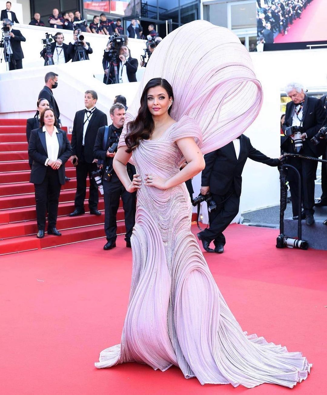 Rai is known for her creative sartorial choices in addition to her stunning jewellery worn on the red-carpet (Photo courtesy of Instagram / gauravguptaofficial)