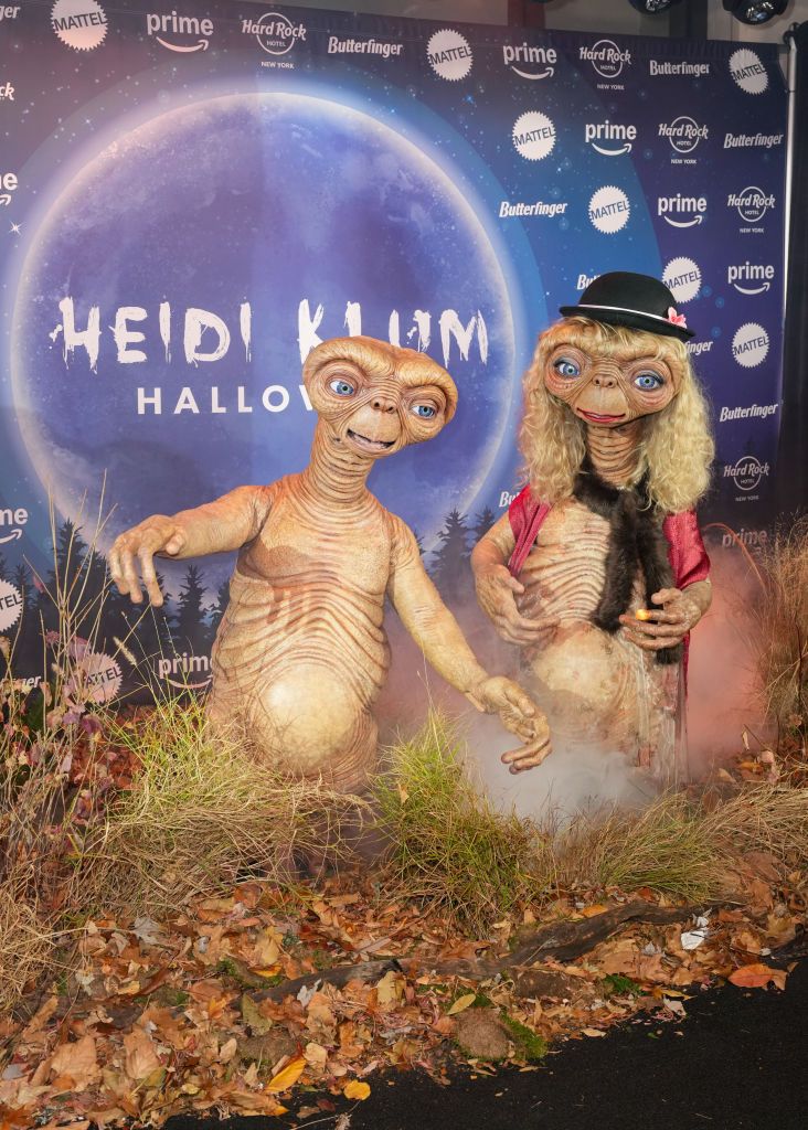 Tom Kaulitz, Heidi Klum at Heidi Klum's 23rd Annual Halloween Party held at the Hard Rock Hotel New York on October 31, 2024 in New York, New York. (Photo by John Nacion/WWD via Getty Images)