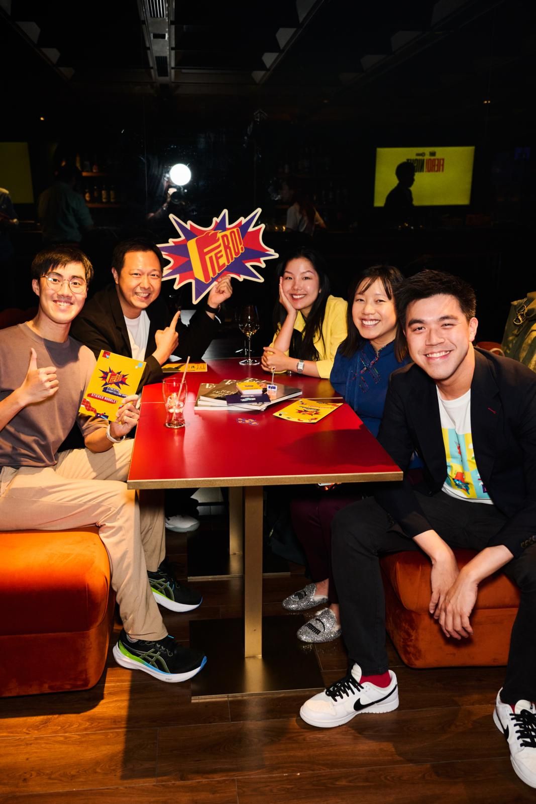 Matthew Kwok, co-founder and executive director of Just Feel, along with Warren Cheng, director of Wui Po Kok Antique Co., Ltd, concert pianist Li Churen, Krizia Li, founder and CEO of Vermillion, and Siu (Photo: Zed Leets/Tatler Hong Kong)