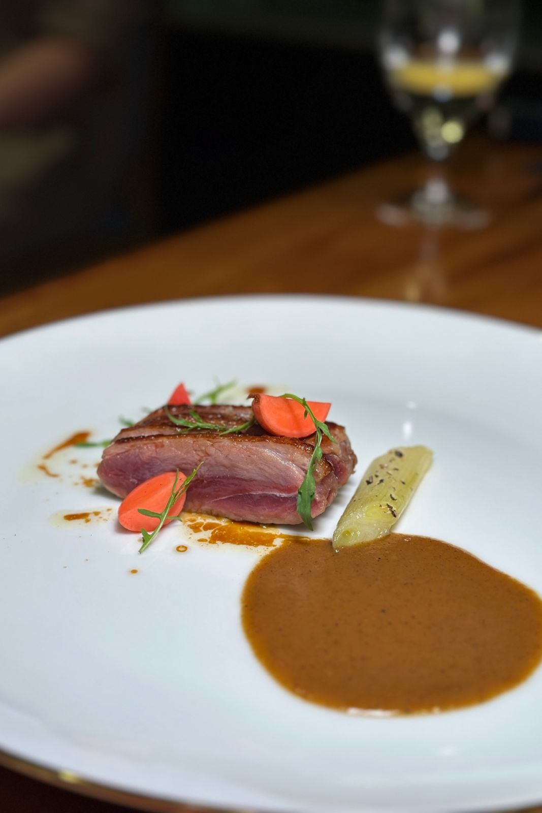Pop-up restaurant Miko Calo at Shangri-La Makati: Duck magret with foie gras gastrique