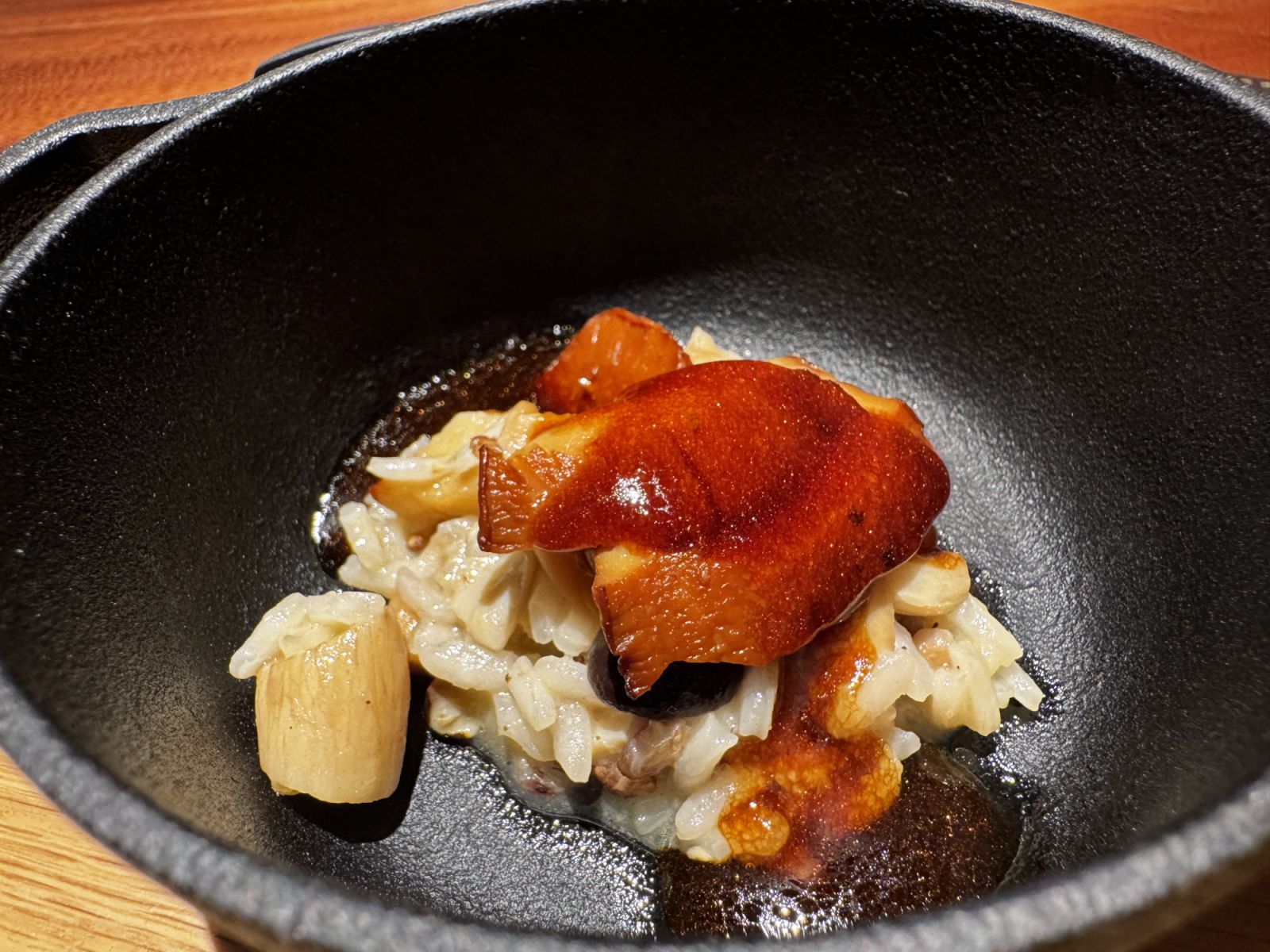 AbaloneㆍMushrooms·Risotto (ภาพ: Kornpath Parn-on)