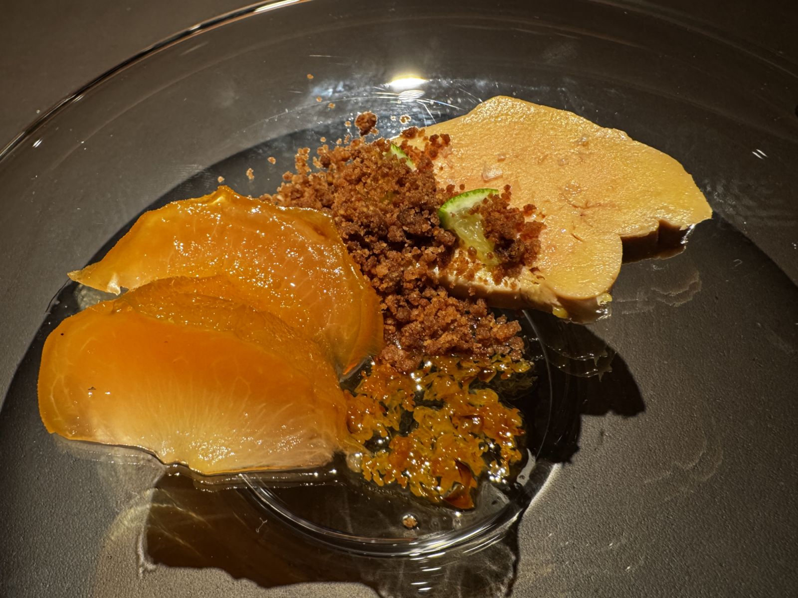 Foie Gras·PlumㆍCacao Chrysanthemememum (ภาพ: Kornpath Parn-on)