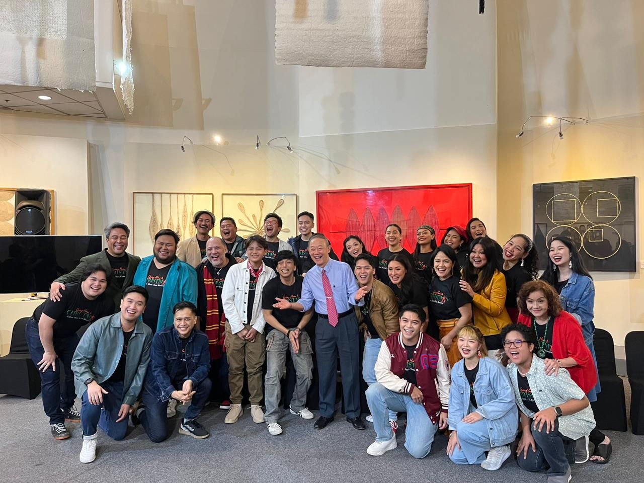 The entire cast of ‘Going Home to Christmas - A Jose Mari Chan Musical’