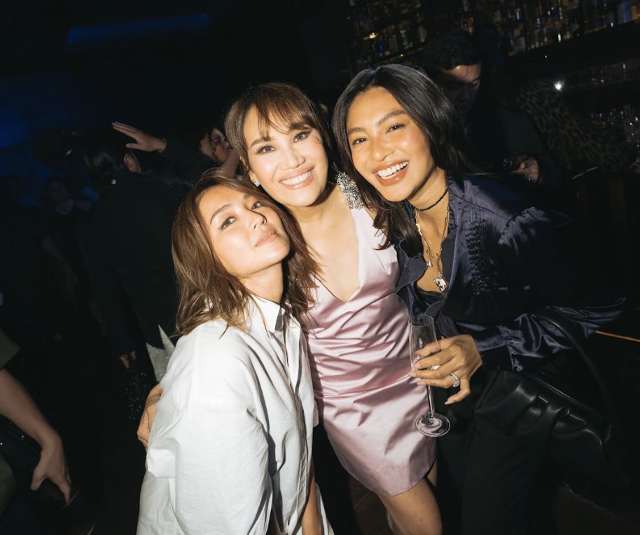 Kathryn Bernardo, Dr Aivee Aguilar Teo, and Nadine Lustre