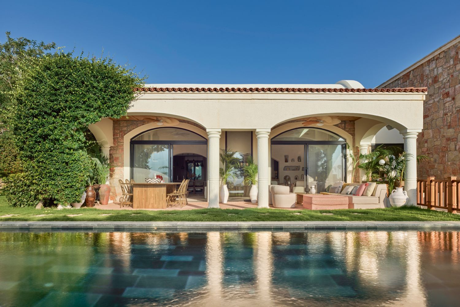 The property was originally a modest four-bedroom house (Photo: Ibrahim Ozbunar)