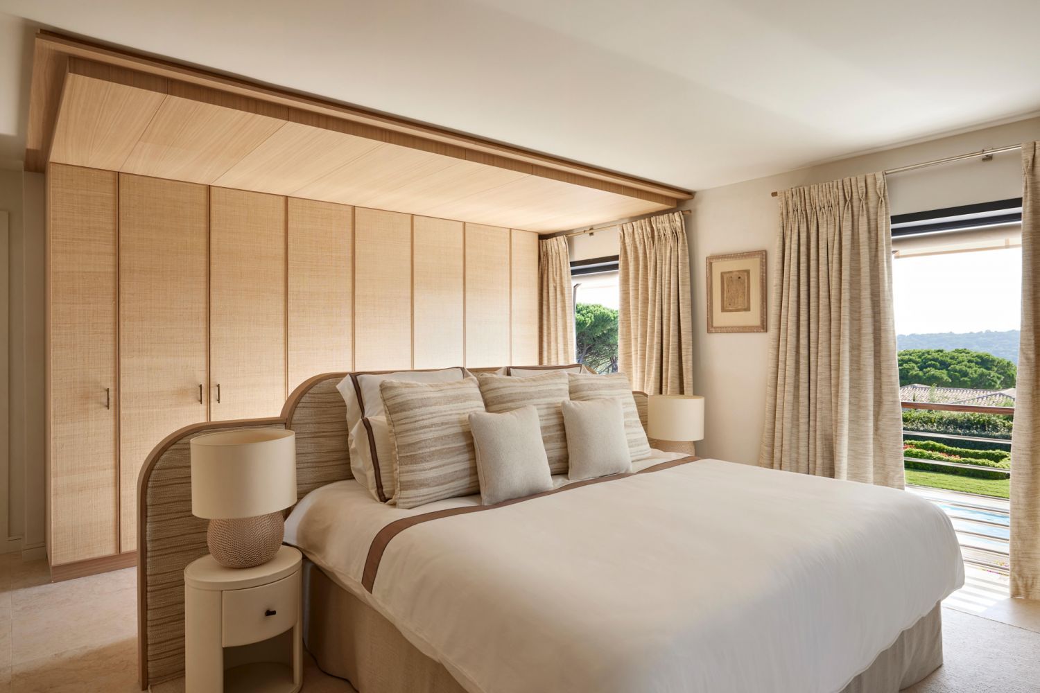This suite looks out to scenic views of the garden and the turquoise waters (Photo: Francis Amiand)
