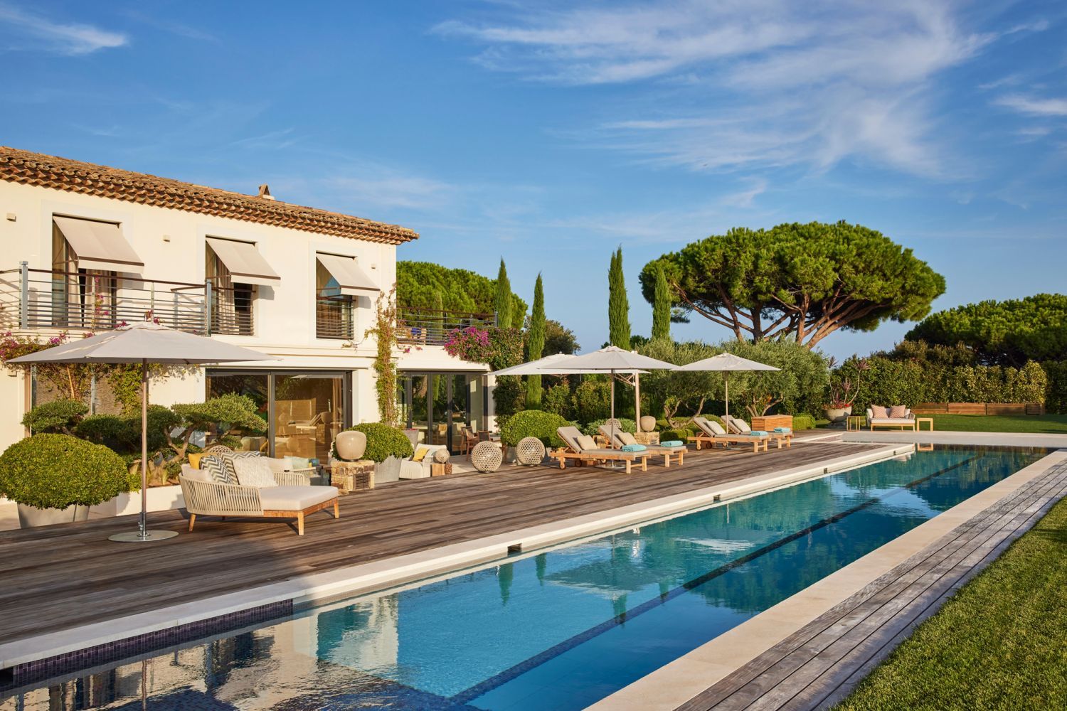 The six-bedroom villa in the picturesque coastal town of Saint-Tropez, France (Photo: Francis Amiand)
