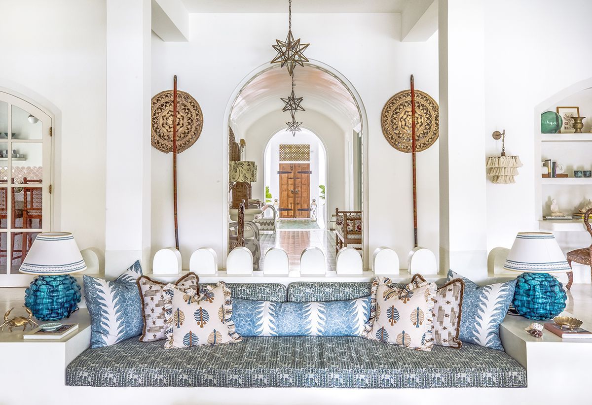 The home draws inspiration from the homeowner's travels to Morocco, Zanzibar, India, and the Mediterranean (Photo: Mo Arpi Studio)