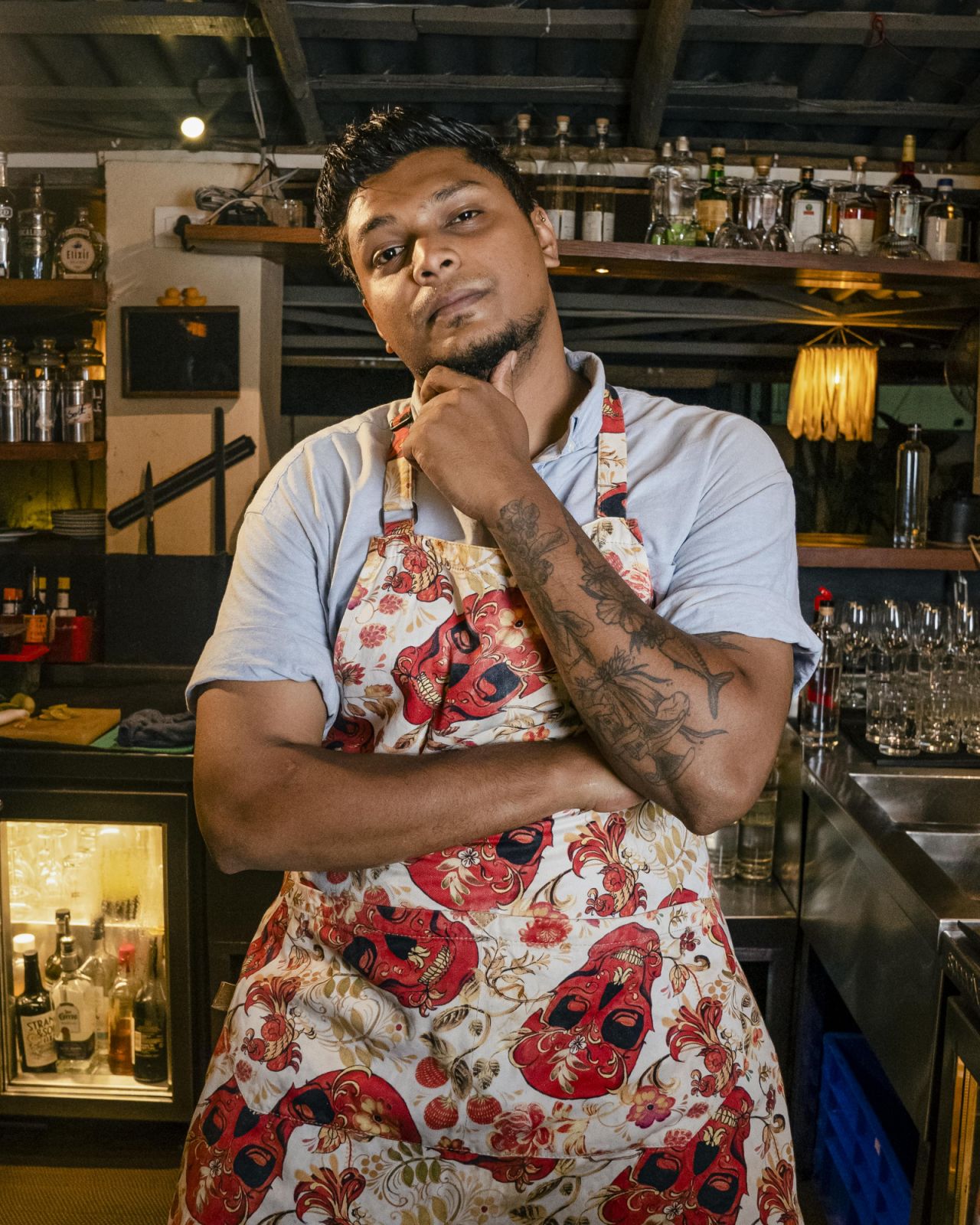Bar manager Aditya of Hideaway