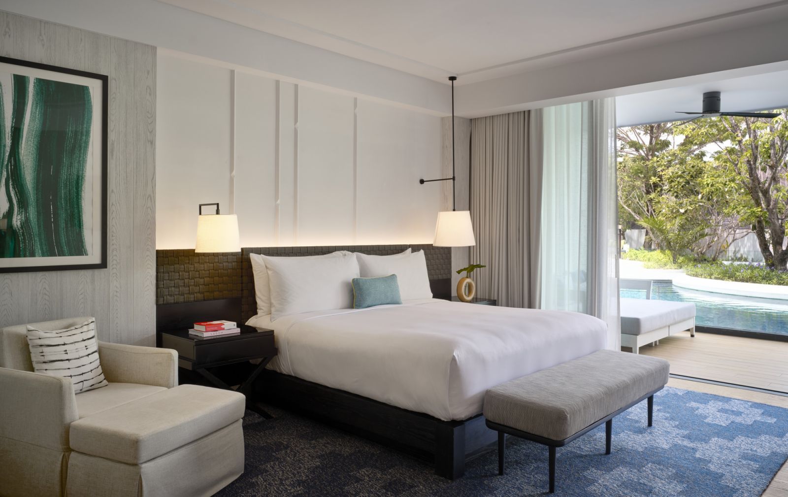 การตกแต่งภายในห้อง One Bedroom Suite Pool Access ของ Kimpton Kitalay Samui