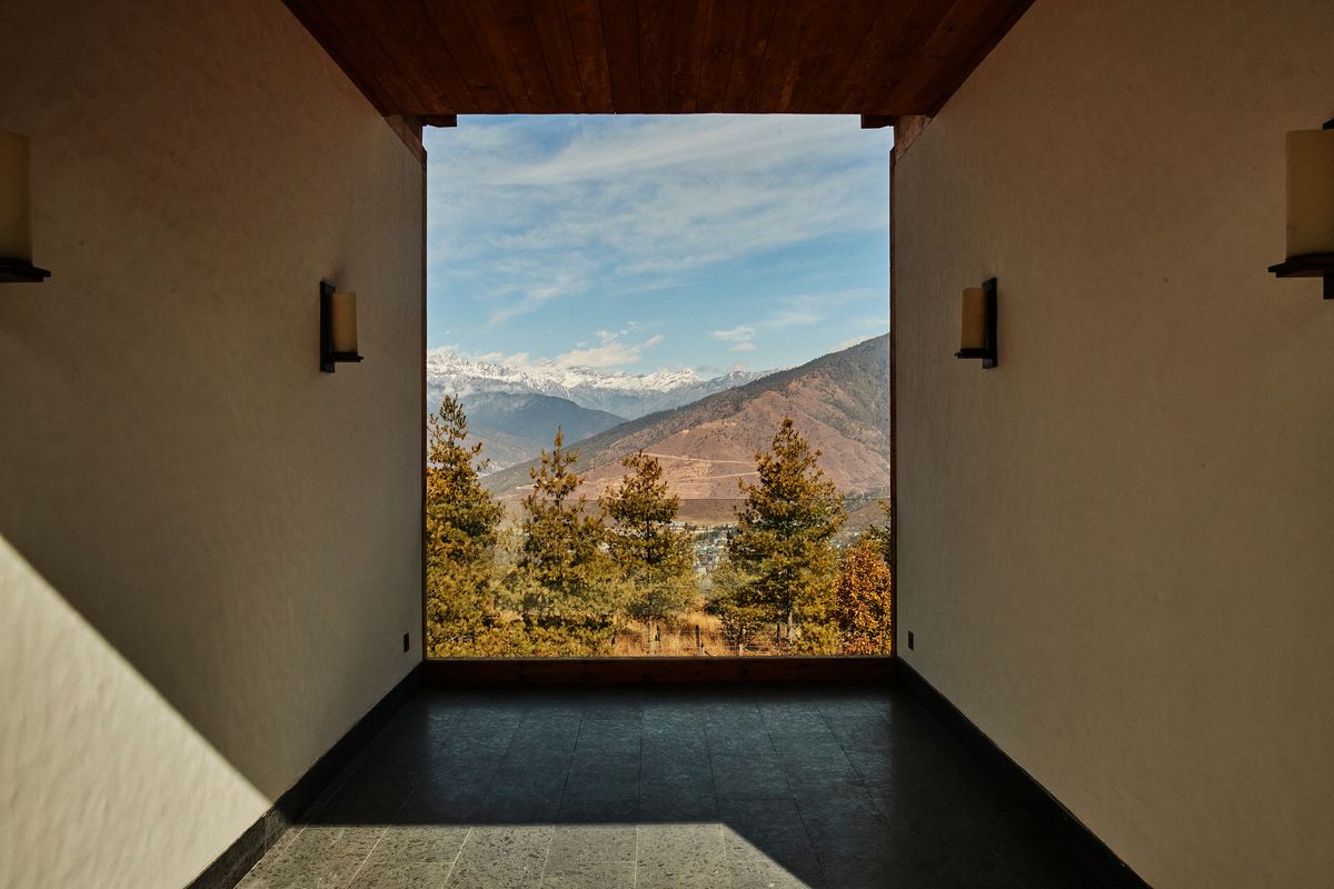 Spa view at Six Senses Thimphu
