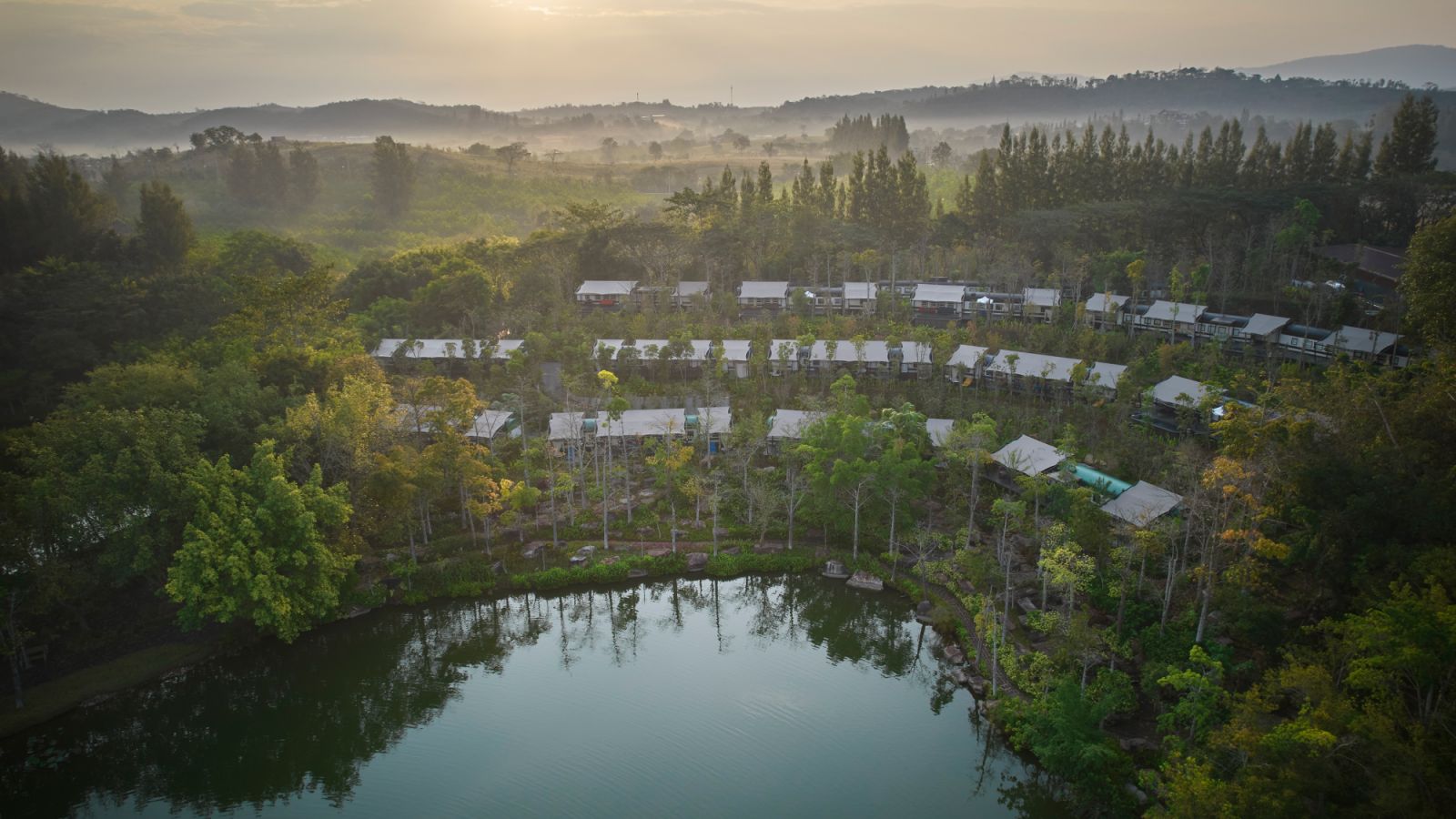วิวมุมสูงของ InterContinental Khao Yai Resort