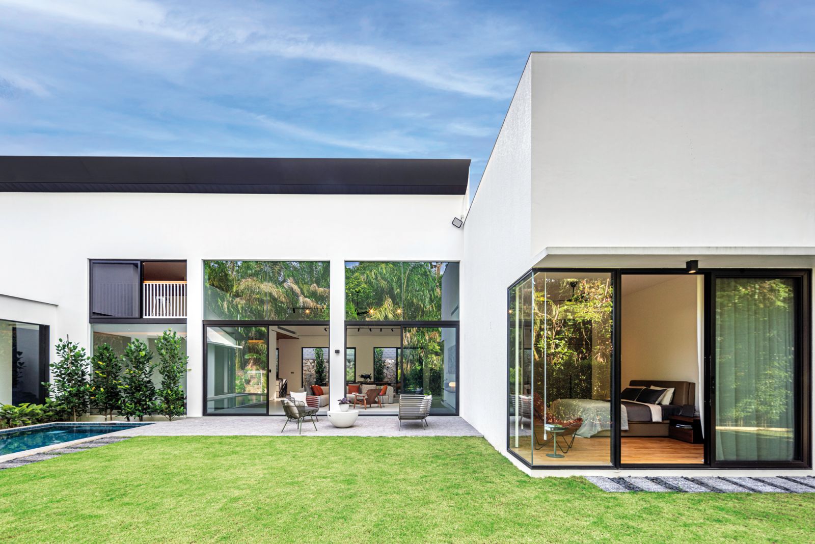 With its breezy spaces and easy access to the outdoors, the home is a rejuvenating haven for the family