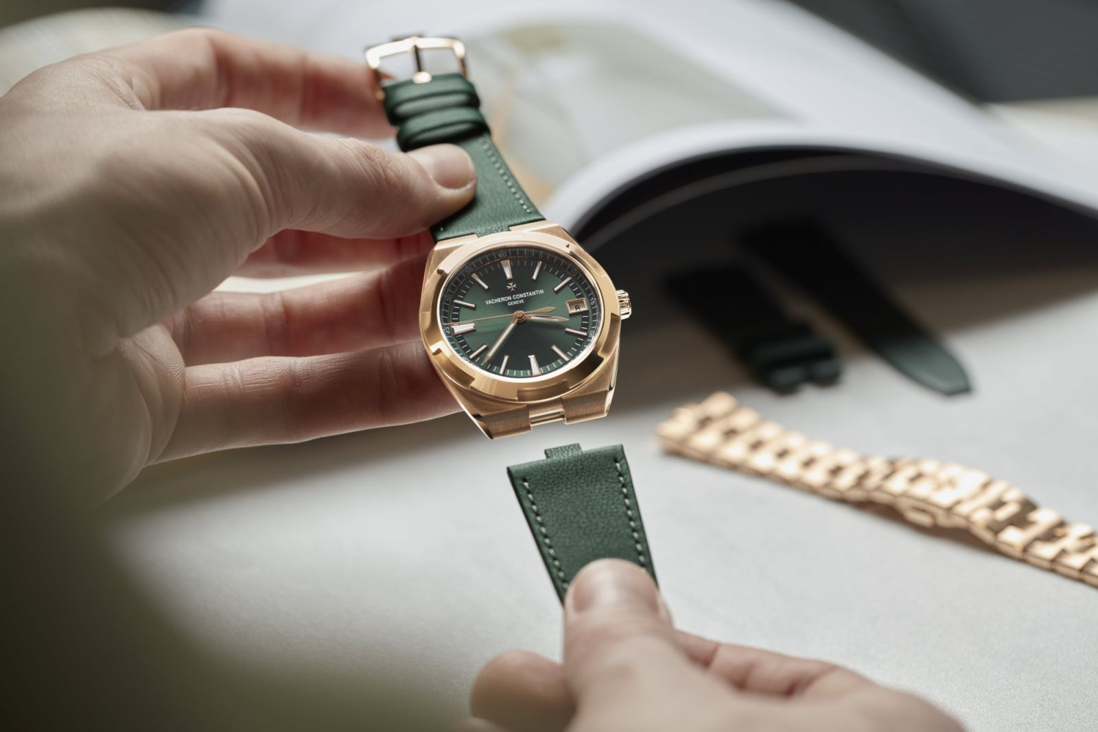 This year’s Overseas model launched at Watches and Wonders in Geneva (Photo: courtesy of Vacheron Constantin)