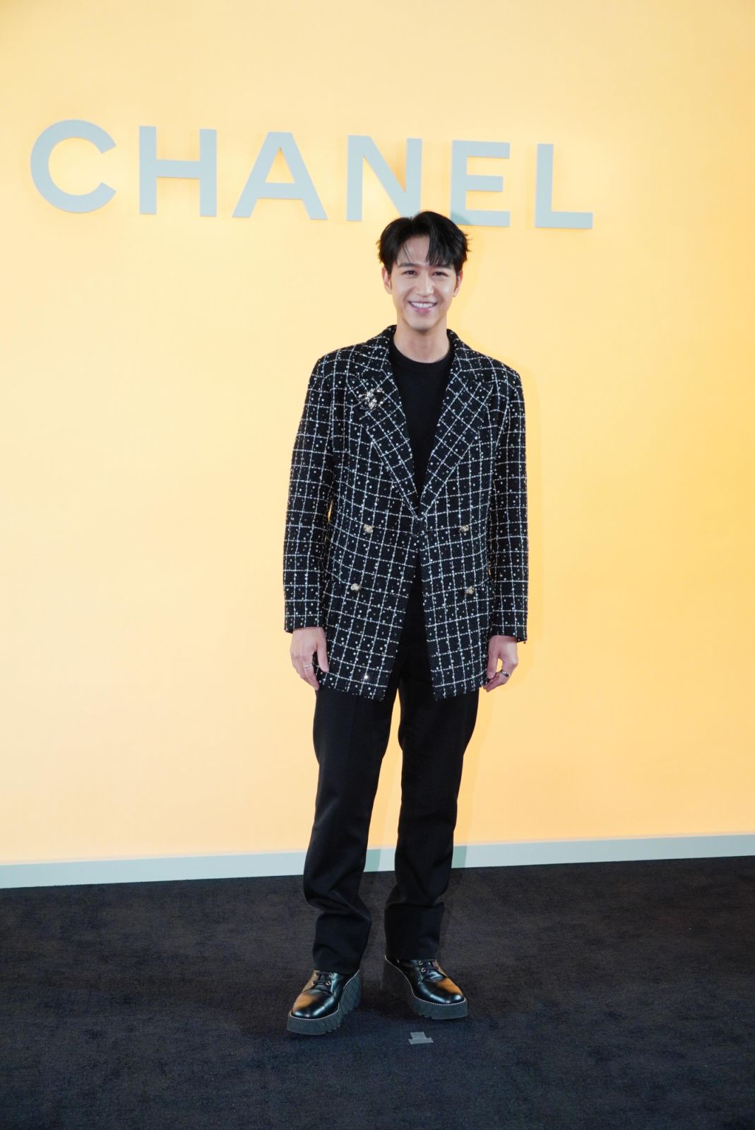 HONG KONG, CHINA - NOVEMBER 05: Singer Jay Fung attends the CHANEL Cruise 2024/25 collection on November 5, 2024 in Hong Kong, China. (Photo by VCG/VCG via Getty Images)