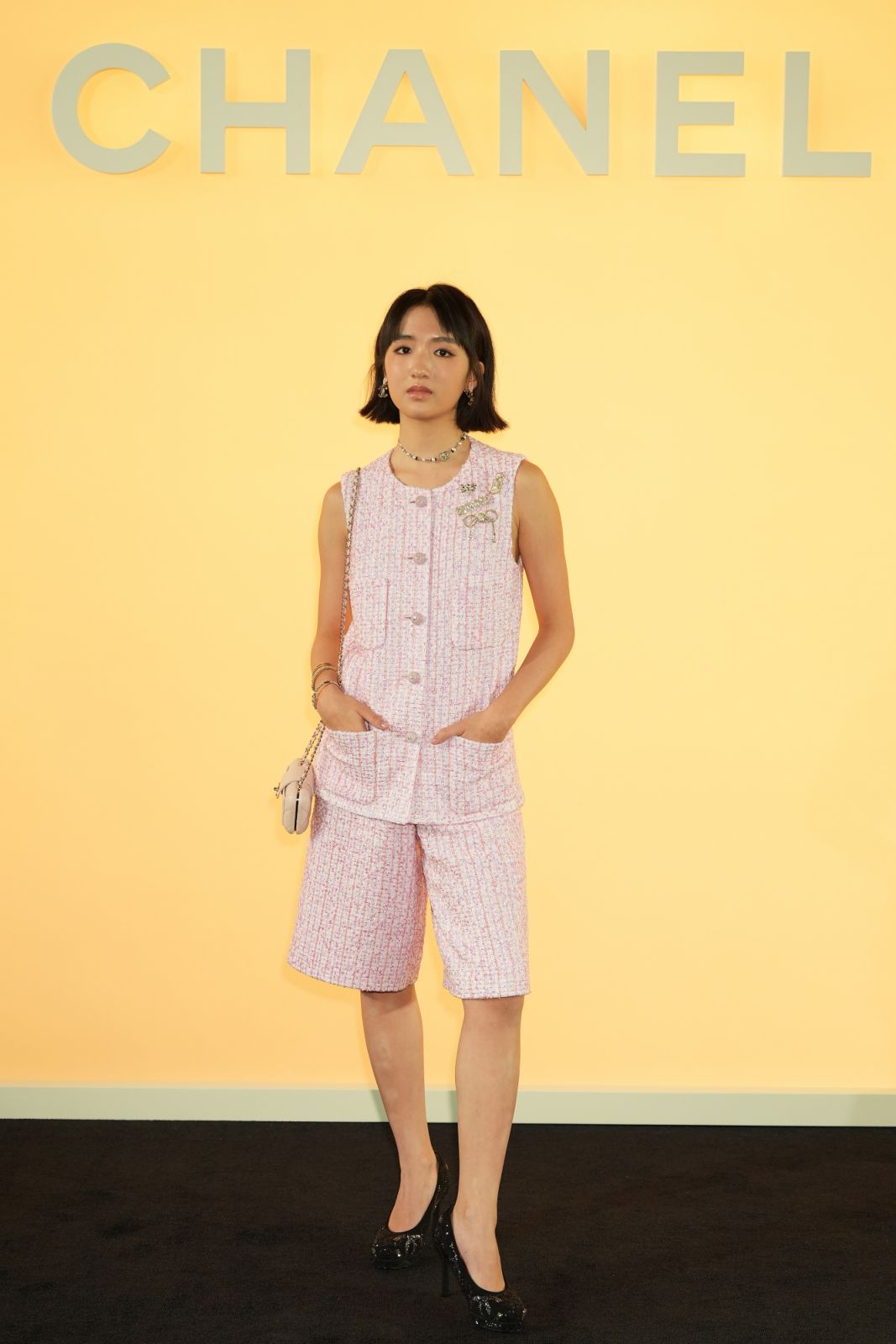 HONG KONG, CHINA - NOVEMBER 05: Natalie Hsu attends the the CHANEL Cruise 2024/25 Hong Kong Replica Show at the Hong Kong Design Institute on November 05, 2024 in Hong Kong, China. (Photo by Anthony Kwan/Getty Images for CHANEL)