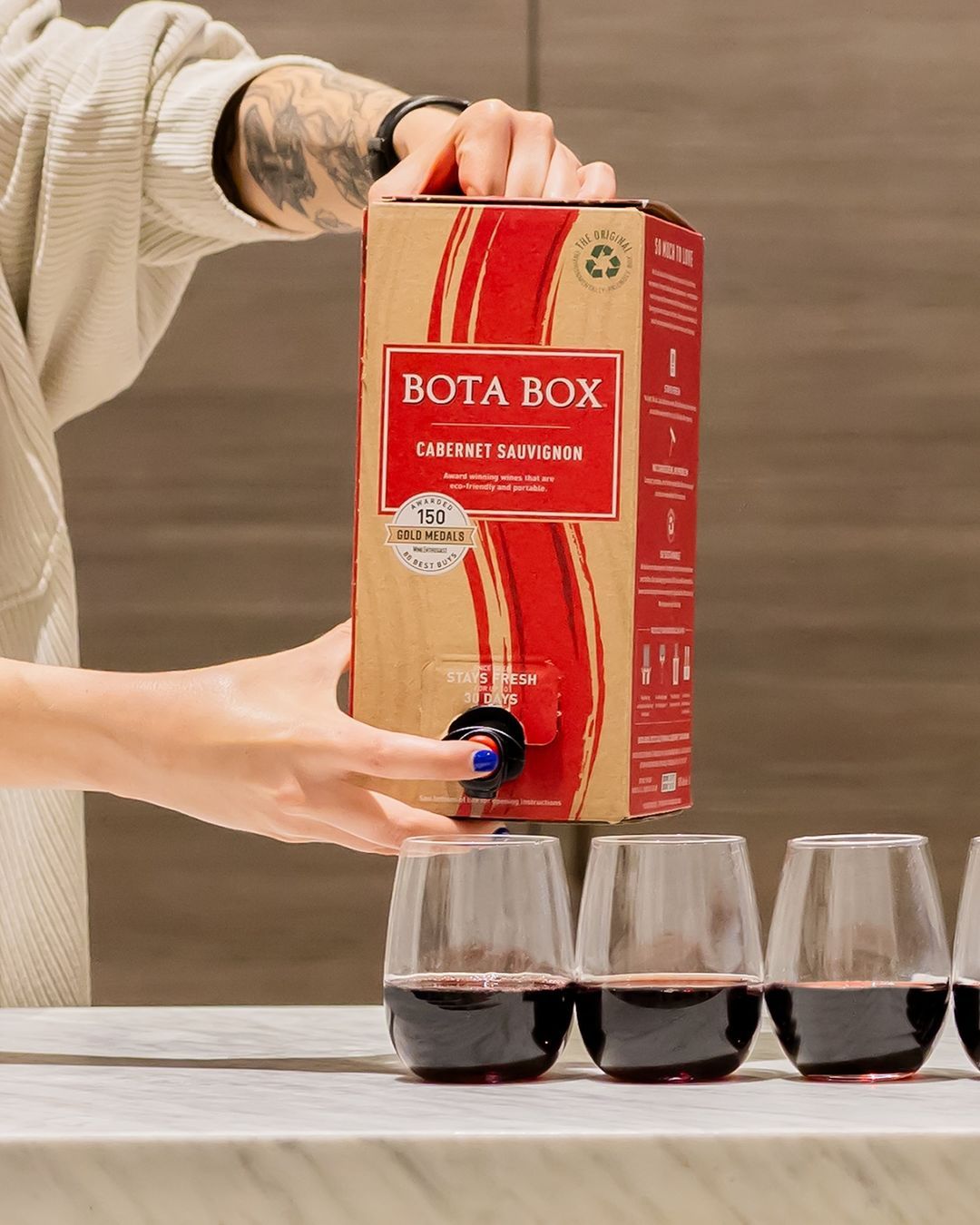 A box of wine (Photo: Instagram / @botabox)