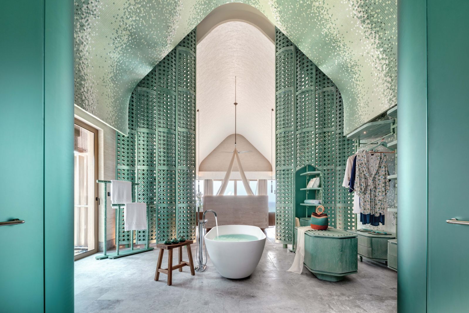Ocean pool villa at Joali Being
