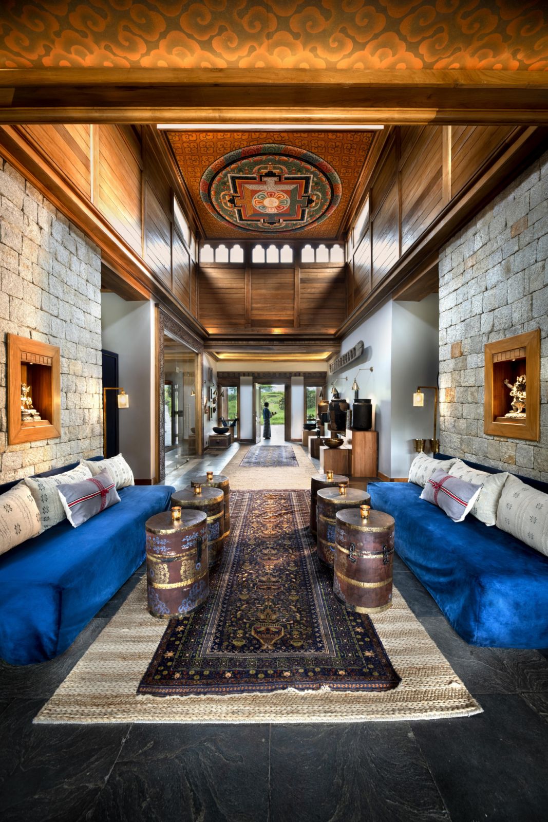 Guest area at andBeyond Punakha River