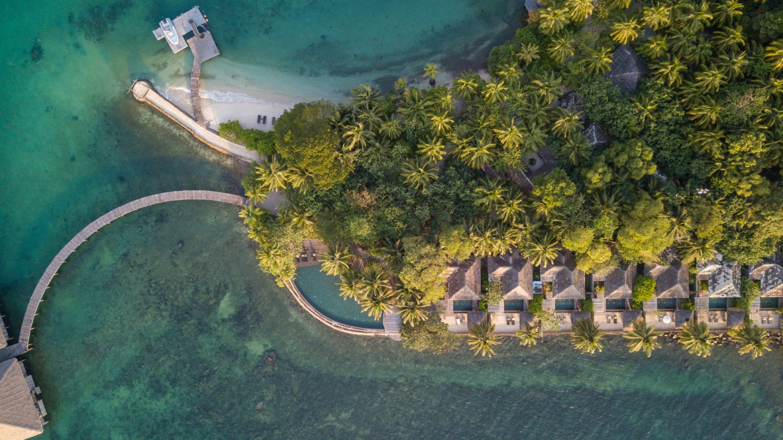 Aerial view of Song Saa Private Island