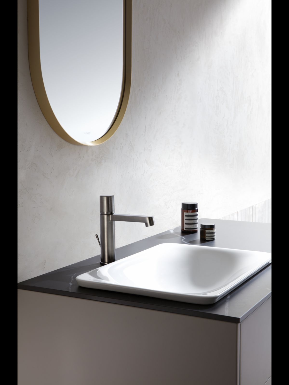 Kohler Components Brushed Titanium Faucet