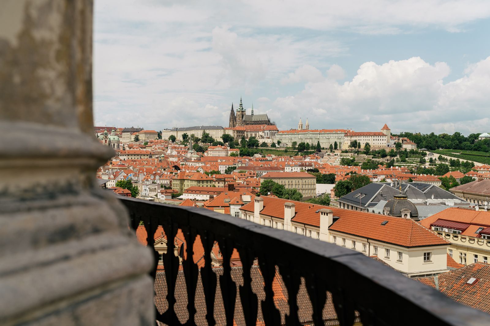 A view from the Clementinum Astronomical Tower