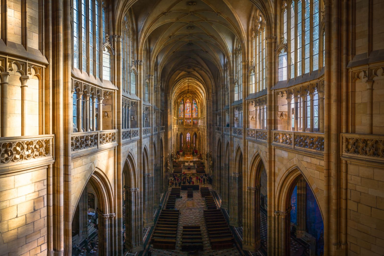 Inside St Vitus Cathedral
