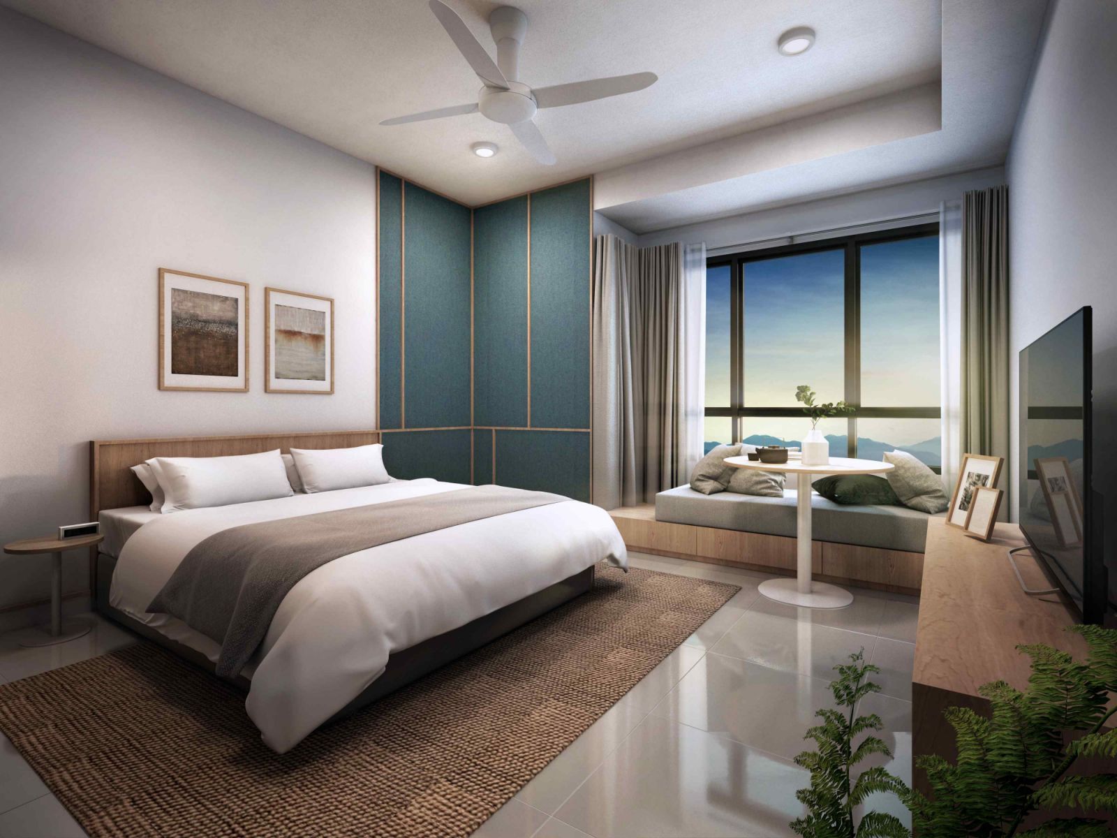 TwinPines Serviced Suites feature well-designed units from cosy studios to four-bedroom units (Photo: Artist's impression)