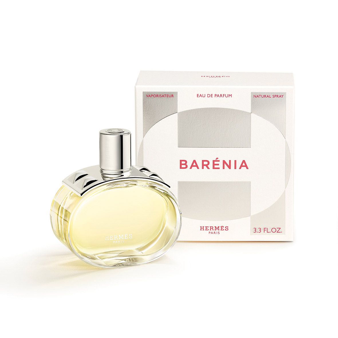 Hermès’s new fragrance Barénia, which boasts a bottle inspired by the maison’s Collier de Chien bracelet