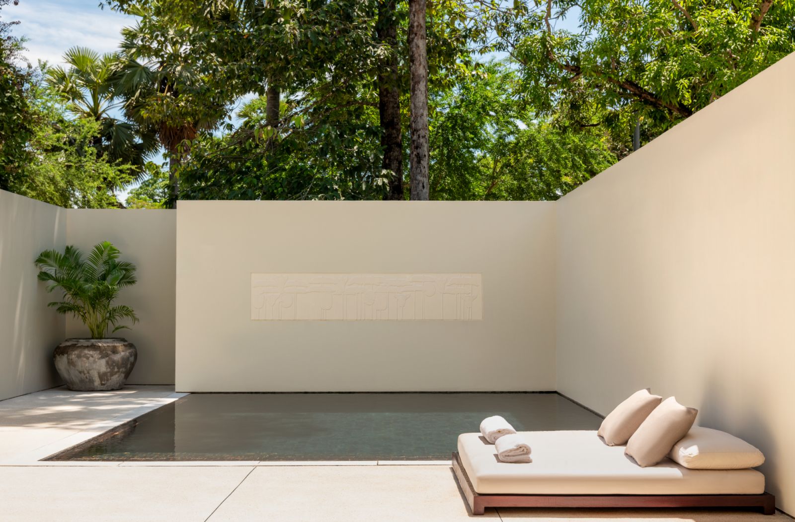 Pool Suite pool at Amansara