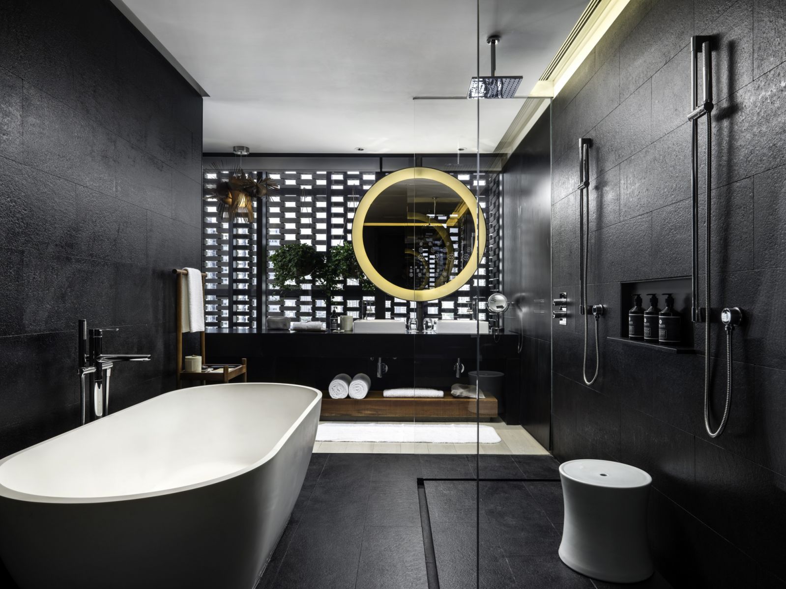 Penthouse bathroom at The Temple House